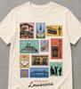New Orleans Shirt, New Orleans T-Shirt, Louisiana State Tee, New Orleans Souvenir, Vintage Postcard Graphic Tee, Road Trip Tourist Gift