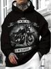 Herren Hoodie mit langem Ärmel, 3D Digital Bunte Serie