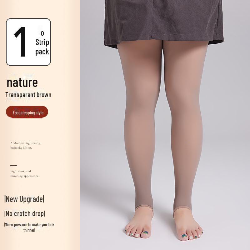 Černé průhledné legíny velké velikosti – nosnost 200 lb, Dámské punčochové kalhoty na jaro/podzim/zimu