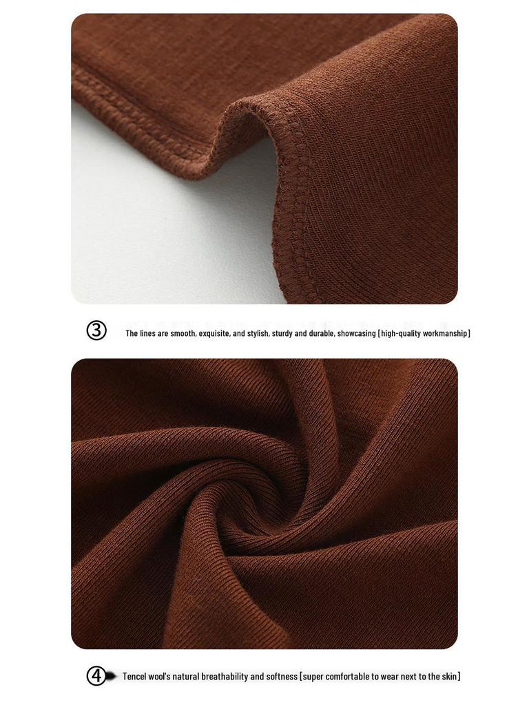 Damen High-Neck Kurzarm Schlankmachendes T-Shirt - Unifarbenes Überziehshirt