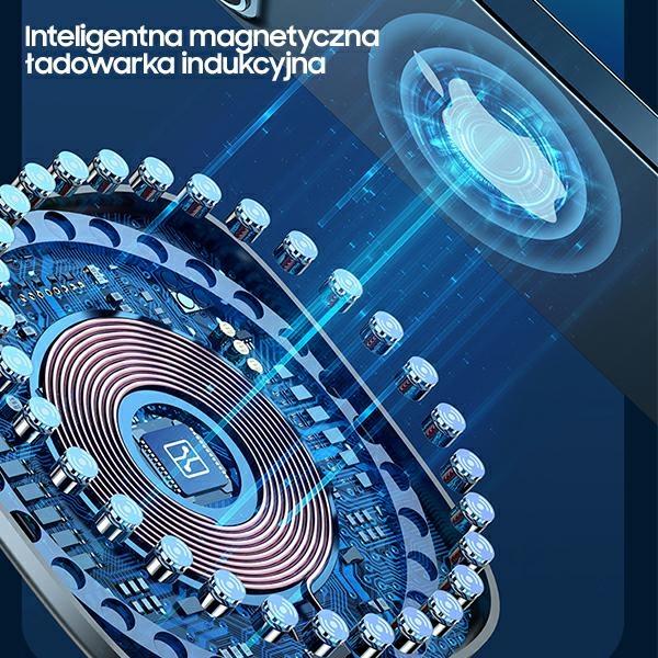 Usams Ład. Indukcyjna Us-Cd159 Magneticw1 15W Extra-Thin Iphone 12 Series Czarny/Black Cd159Dz01