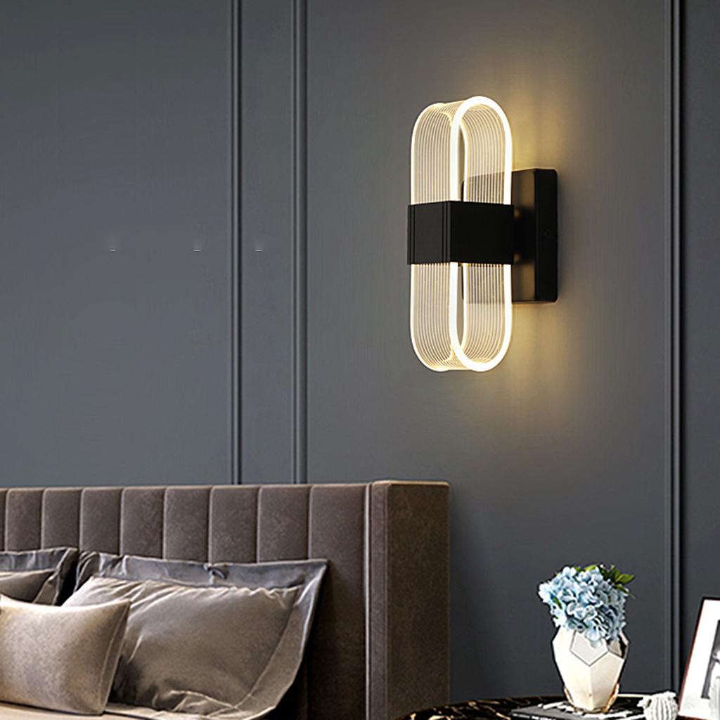 Acrylic Modern LED Wall Sconces Lamp Mounted Creative Light Stairway Hallway Cafes Fixtures for
