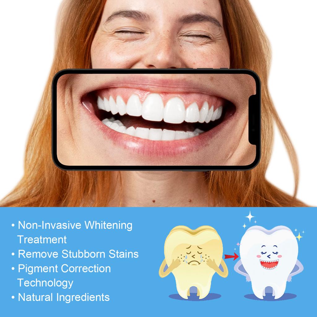 EELHOE Mousse Toothpaste Teeth Whitening Mousse Deep Cleaning Foam Toothpaste Removes Stains Fresh Breath Dental Care Tools 60ml