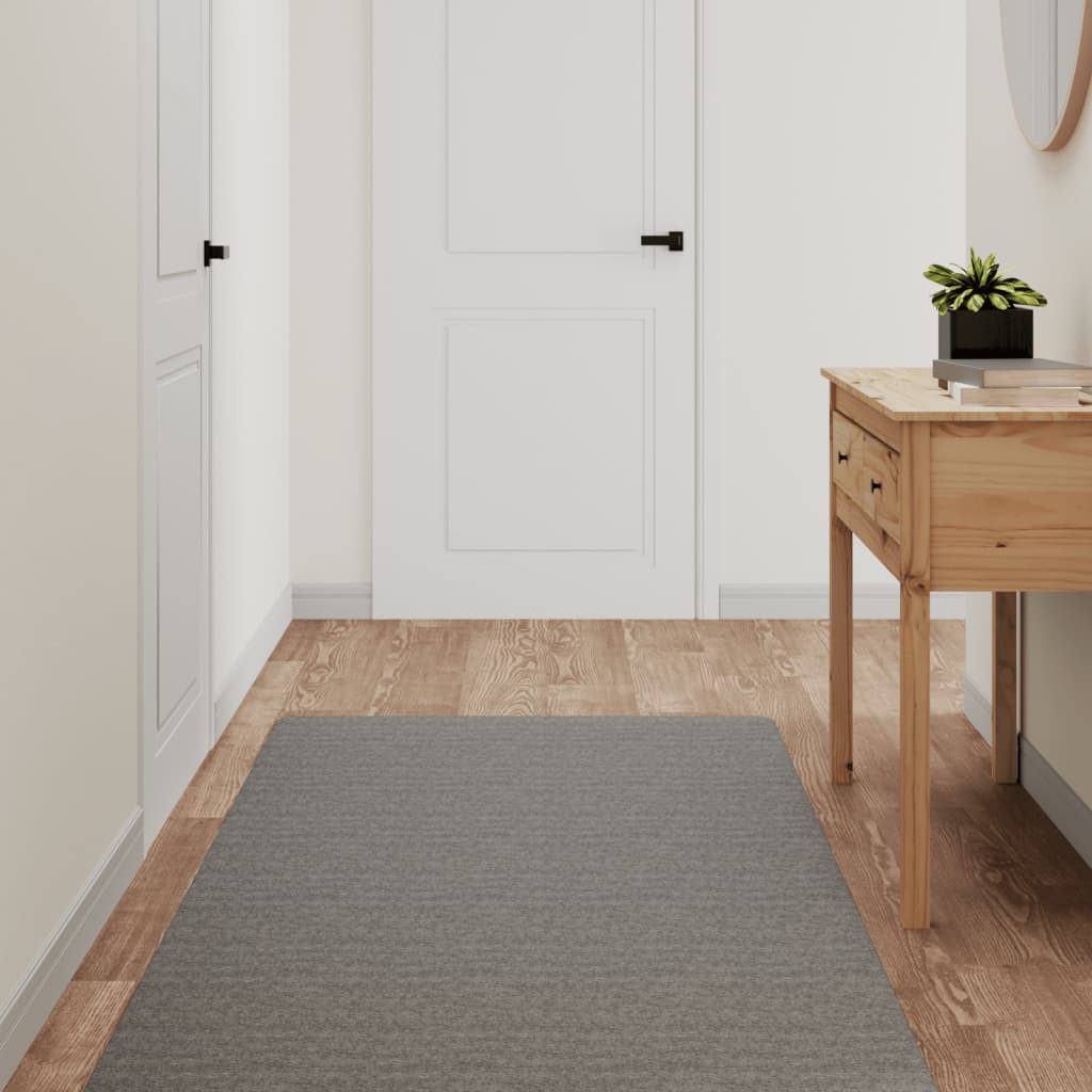 Grey Runner Rug 80 X 180 Cm