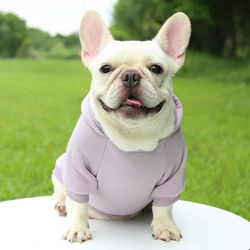 Winter Pet Dog Clothes Hoodies Warm Sweater with Pockets Coat Outfit Puppy Jacket Cotton Pet Costume Chihuahua Sweatshirt Perro