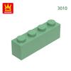 Non-Toxic 67Pcs/Lot 3010 1X4 Basic Building Blocks Moc Parts Compatible With Bricks Diy Children Toys Assembly Gift Storage Box