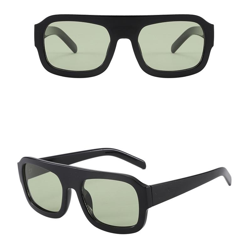 Fashion Square Retro Sunglasses Trendy Sunscreen Glasses Outdoor Sunshade Uv Protection Eyewear