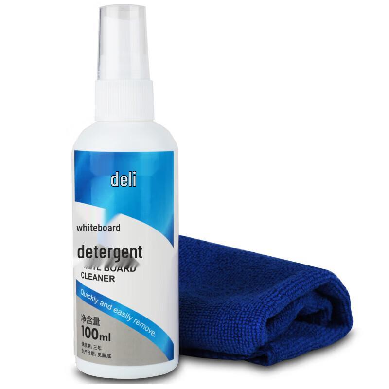 Deli 7859 100ml Whiteboard Cleaner Set