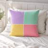 All-match Printed Throw Pillow Cover Soft Square Cushion Case For Dorm Bedroom Sofa Indoor Home Decoration Accessory
