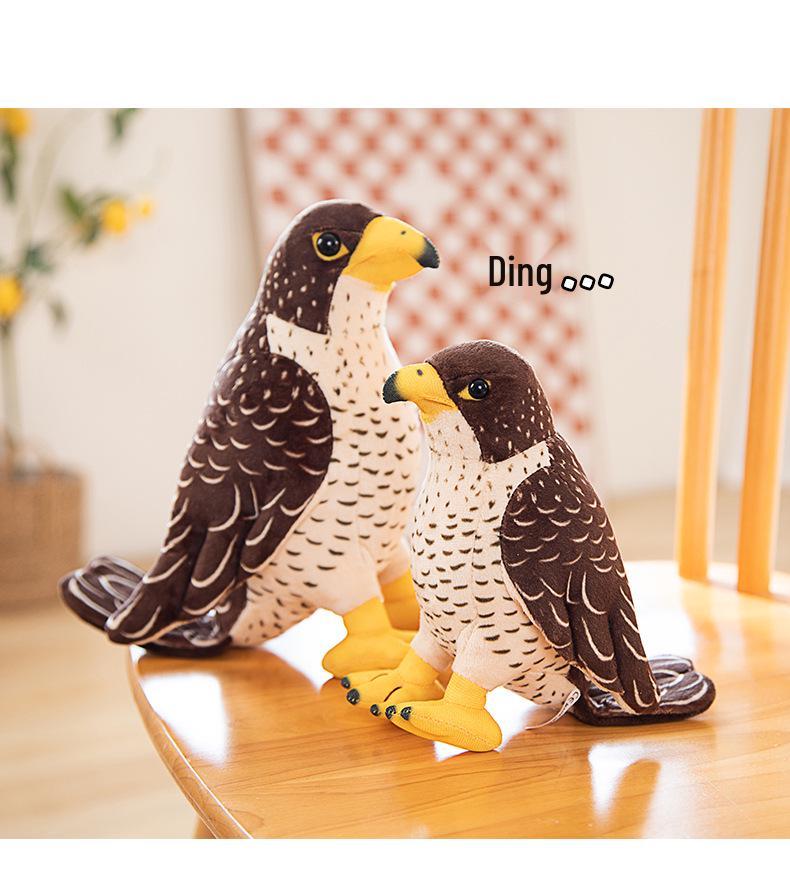 Small Eagle and Owl Plush Toy - Children's Cognitive Ornament and Photography Prop