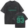 2026 Vintage Lavato Singer Zayn Malik KONNAKOL Musica Magliette Uomo Donna Abbigliamento Fan Casual Comfort Girocollo Manica Corta Abbigliamento Casual