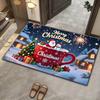 1pc, Christmas Themed Doormat, Non-Slip Mat, Santa Claus, Christmas Decoration, Area Rug, Merry Chr