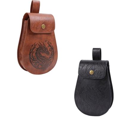 Medieval Leather Pouch Cosplay Coin Purses Medieval Belt Pouch Renaissances Belt Pouch Dices Bag for Men Womens