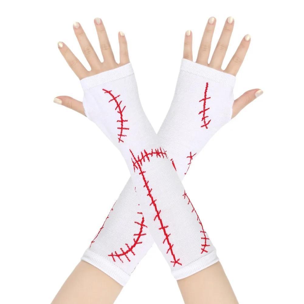 

Хэллоуинский костюм для женщин Хэллоуин Рукава с шрамами Чулочно-носочные изделия до бедра для косплея Ночная вечеринка Рождественские подарки One Size