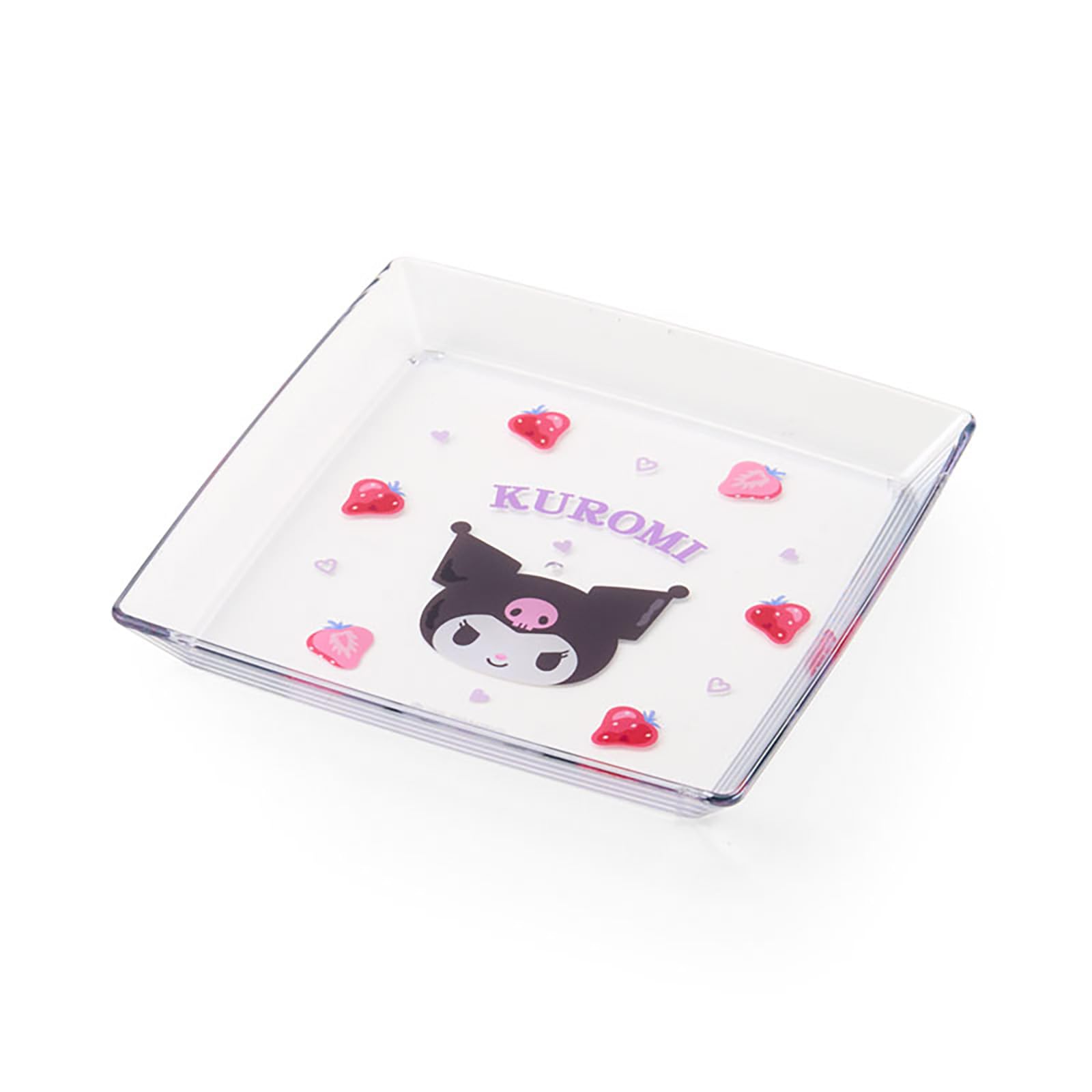 Sanrio Kuromi Квадратная тарелка AS 313629, Смола, Блюдо, Посуда,