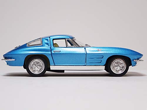 Kinsmart Chevrolet Corvette Stingray (1963) Blue 1/36 Diecast Model KT5358