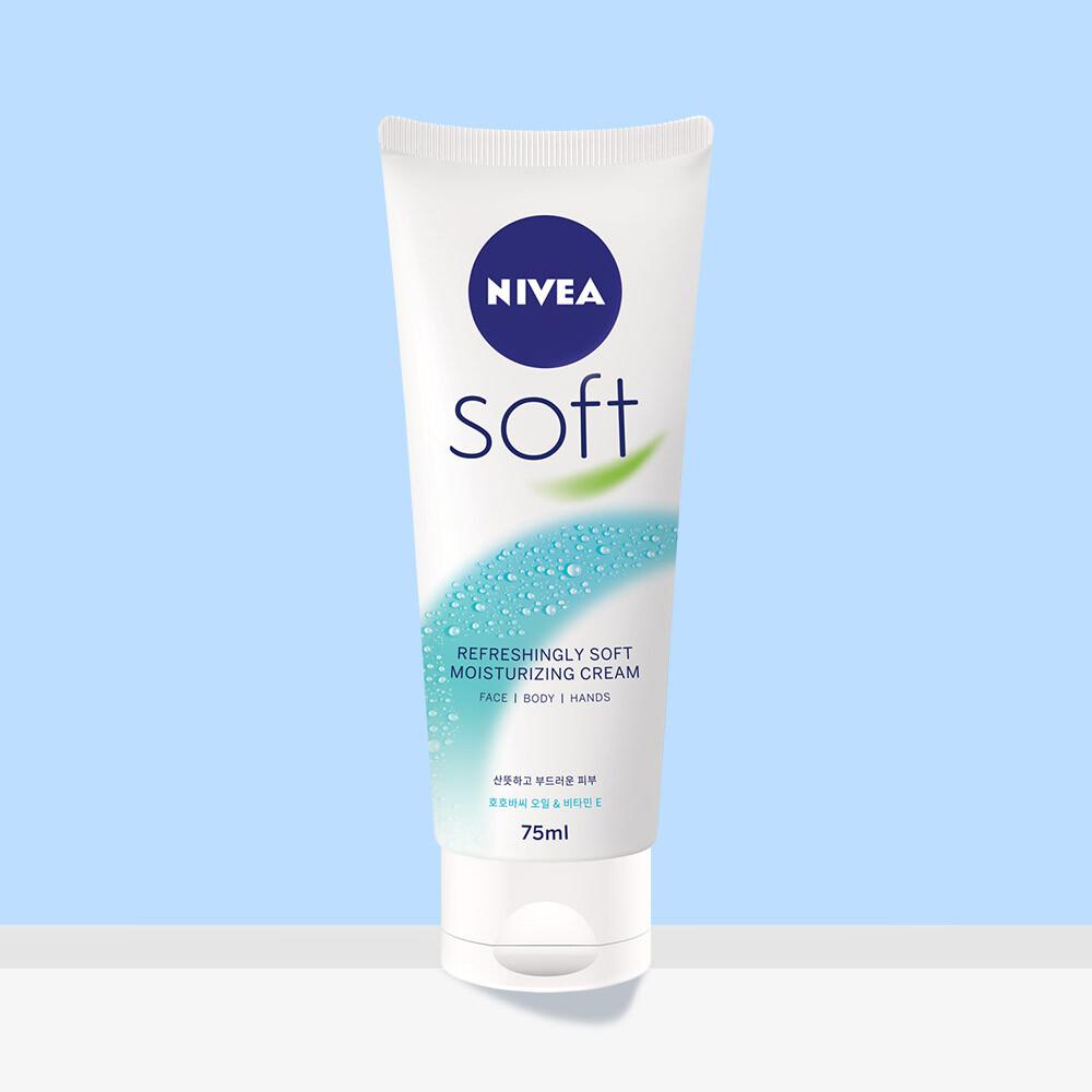 NIVEA Soft Refreshing Moisturizing Cream 75ml 1 cream