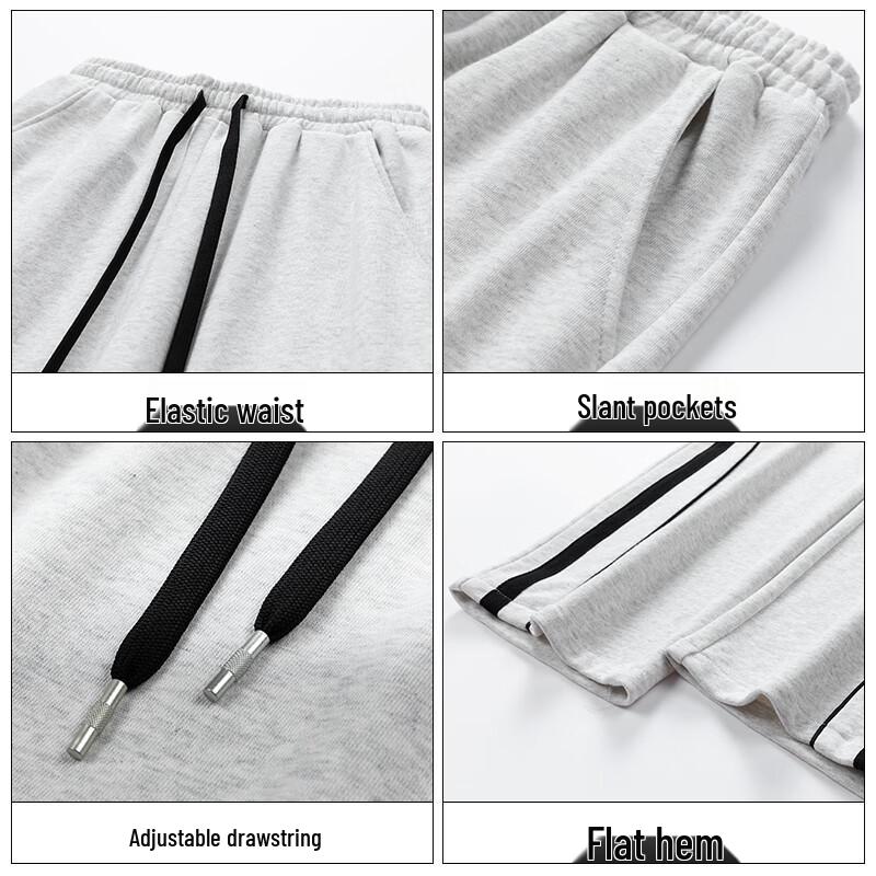 Jeanswest Men's Casual Straight-Leg Sweatpants