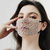 New Fishnet Breathable Rhinestone Mask Halloween Mask Fashion Dress Up Everyday Jewelry Accessories Personalized Mouthpiece