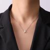 Cazador Stainless Steel A-Z Initial Letter Necklace for Women Alphabet Choker Chain Jewelry Birthday Gifts New Trend 2026