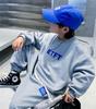 Clothing Setup Junior Long Sleeve Korean Clothing Setup Boys Spring Autumn Long Sleeve Sweatshirt Sports Pants Top and Bottom Set Casual Loose Kids