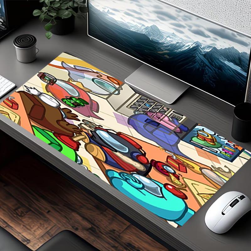 Among Us Print Mouse Pad, for Keyboard Pad Laptop PC Mat for Office Home Use, Desk Decor, Perfect Birthday Gift for Gamers