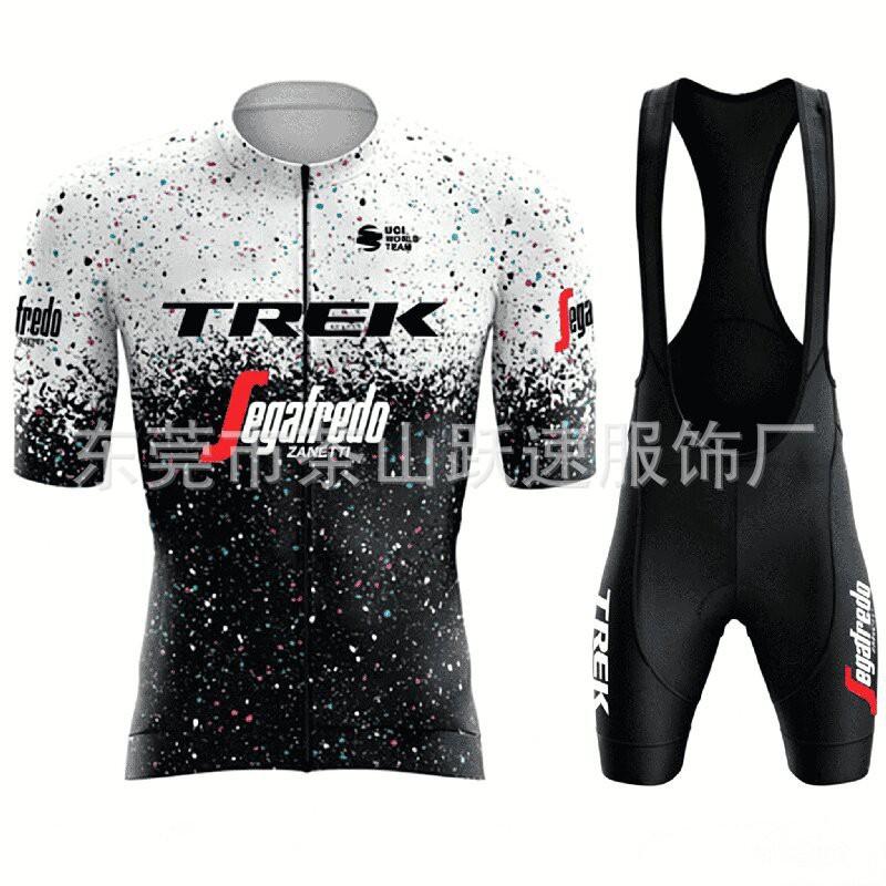 Men Women Cycling Jersey Bib Shorts Set Quick Dry Breathable Bike Riding Outfit Road Mountain