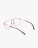 Seupeulingseuteulingseu Double Bridge Aviator Glasses Page 84 [Gold]