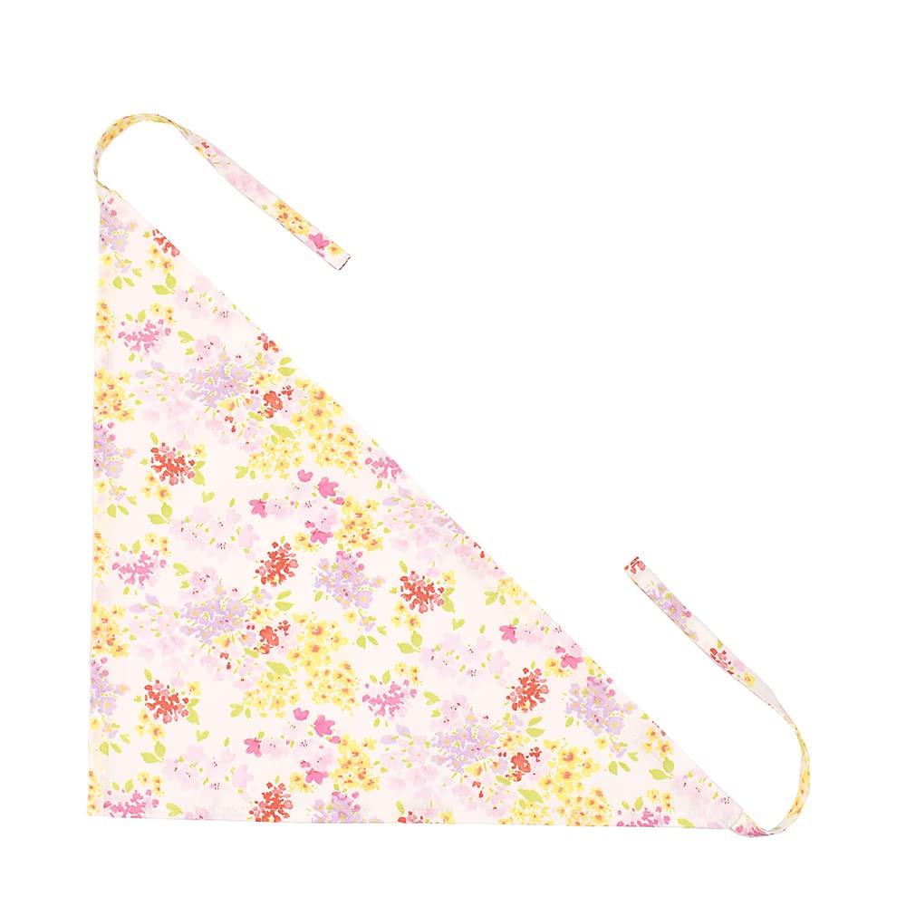 COLORFUL CANDY STYLE LAURA ASHLEY Apron for Junior High School and High School Triangle Scarf Cooking Amelie NC501630 Girls, Students, Set, Class,