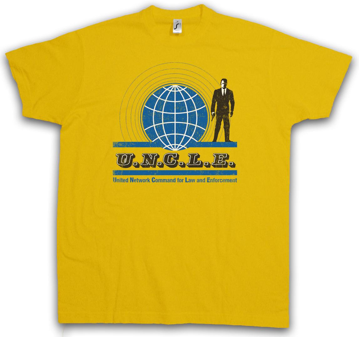 

U.N.C.L.E. T-Shirt Mens Womens Tees Top - United Network Command for Law and Enforcement Codename S