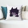 Meme Miss C-Circle FPE Polyester Printed Pillow Cover Square 30 40 45 50 60 65 cm Soft for Sofa Bed Car Home Decor
