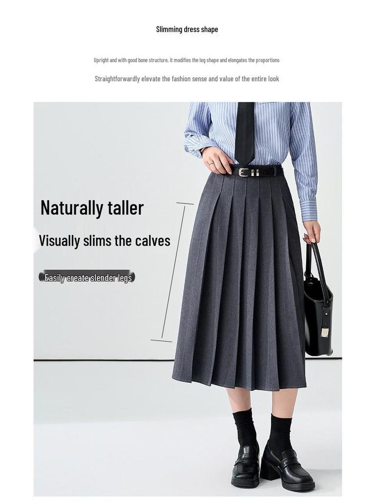 Women's Blue Striped Slim Fit College Shirt for Petite Students
