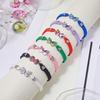 Fashion Handmade Braided String Bracelet for Women Classic Butterfly Pendant Adjustable Charm Bracelets Bangles Party Jewelry
