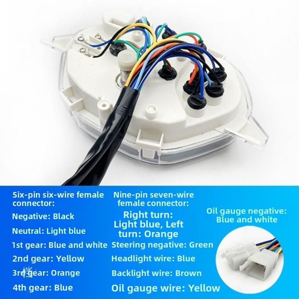 Reliable Performance Motorcycle Speedometer Motorbike Instrument Gauge  Spare Part Replacement