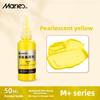 Marie 25 Colori 50ml Pittura Acrilica Metallica Pigmenti Ricchi Brillanti Perlescenti con Flacone Materiale Scolastico Cancelleria