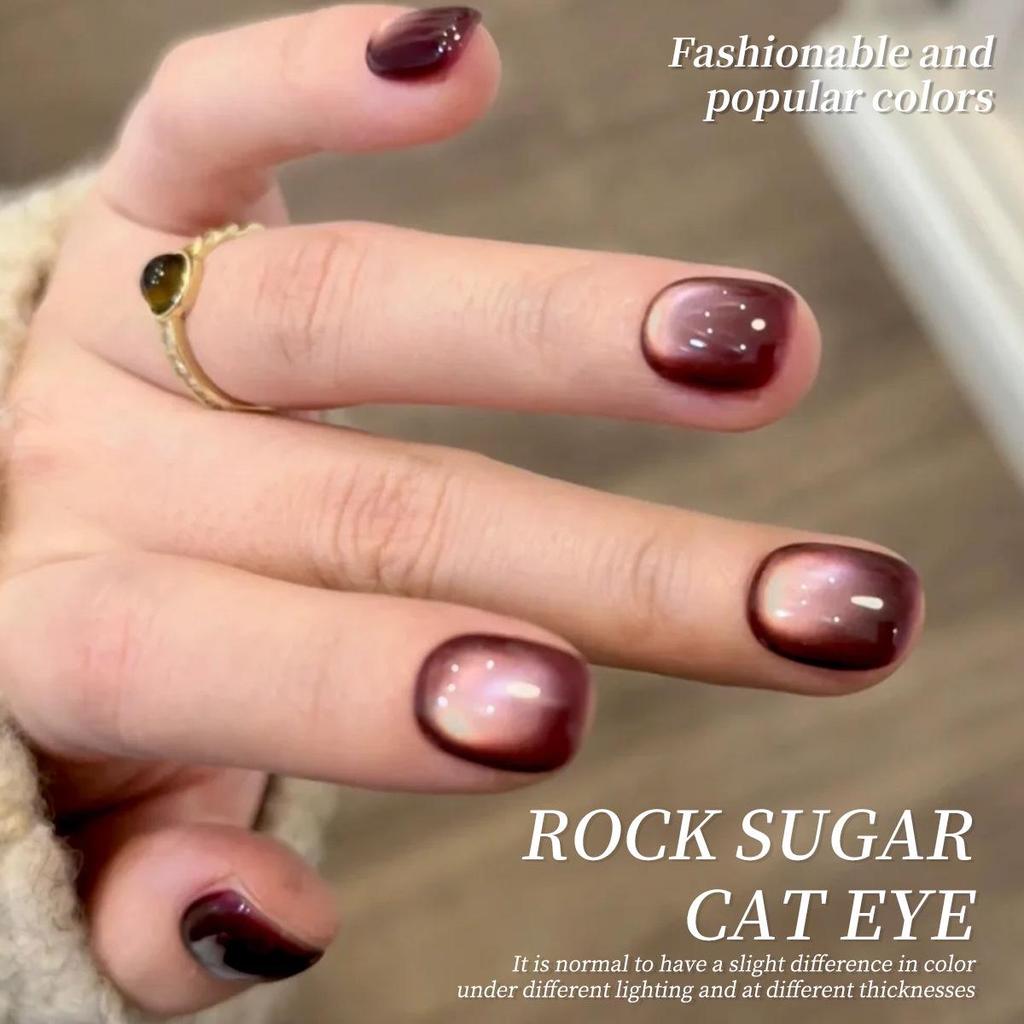 2025 Temperament Crystal Cat Eye Gel Nail Polish