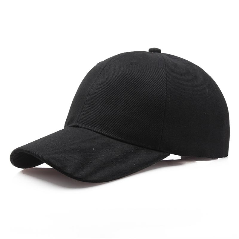 Plain Cap Baseball Strapback Adjustable Solid Blank Hat  Men Women Caps Visor