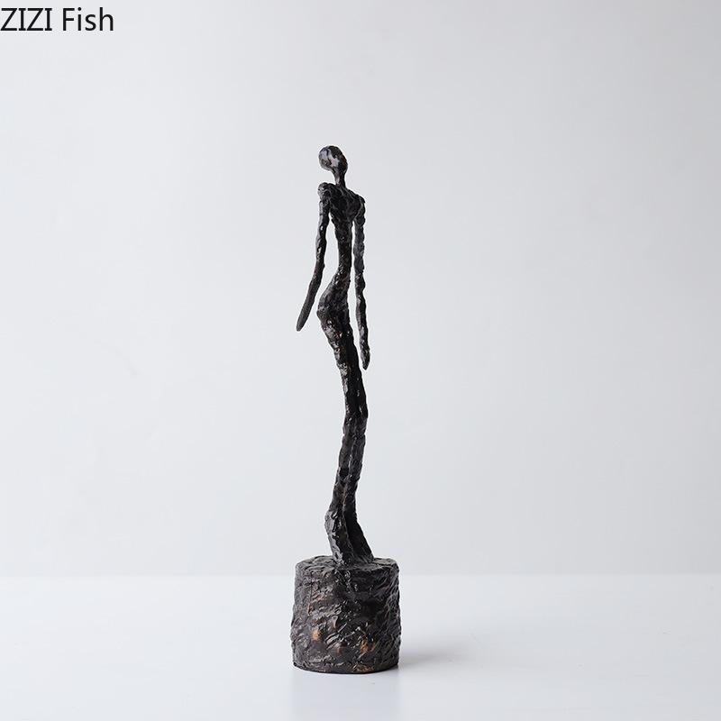 Twisted Dancer Figures Statue Artwork Ornaments Desk Decoration Creative Abstract Characters Sculpture Room Aesthetic Decor