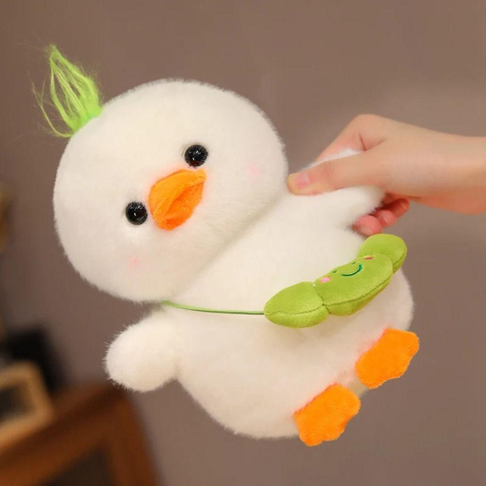 Soft Hiking Duck Appease Doll PP Cotton Spring Outing Duck Stuffed Doll  Sleep