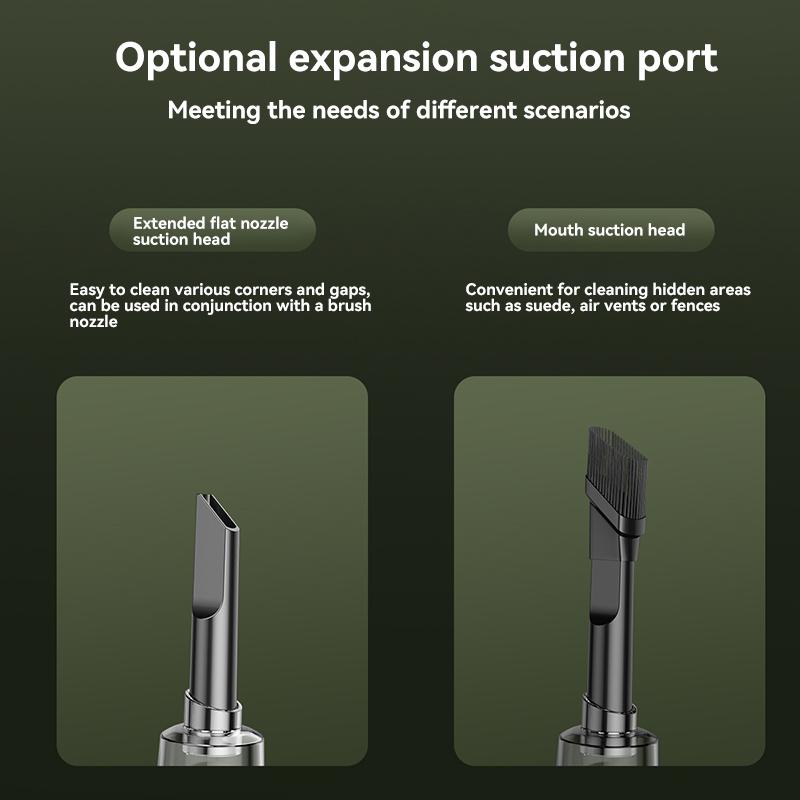 1290000Pa Cordless Car Vacuum Cleaner 5-in-1 Portable Strong Suction Vacuum Cleaner Handheld Mini Car Appliance