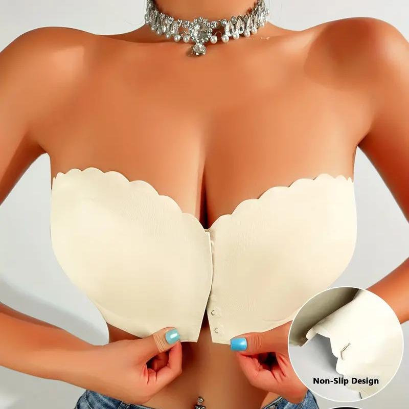 Seamless Front-Closure Wire-Free Bra - Sexy, Comfortable Support Lingerie for Women