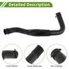 No.LR013681 Radiator Hose for Land Rover LR4 5.0L V8 2010-2013 Good Sealing Black Upper Coolant Water Hose Rubber 1 Pc