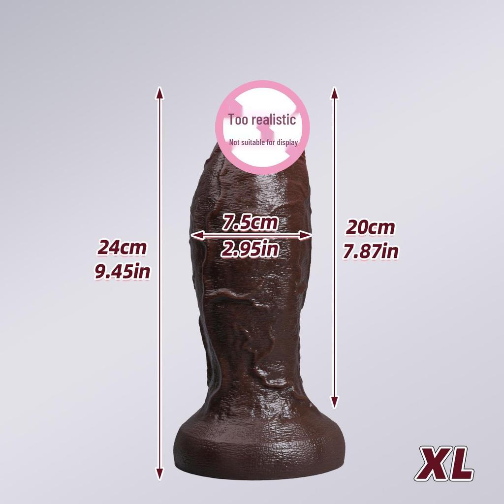 Silikon-Dildo Ohne Ei-Design - Weiches Fleisch Erwachsenenspielzeug für Frauen