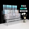 Pen Holder Acrylic Pen Display Stand Holder for Vendors,Beadable Pens Display Organizer Paint Brush Storage Makeup Brush Rack