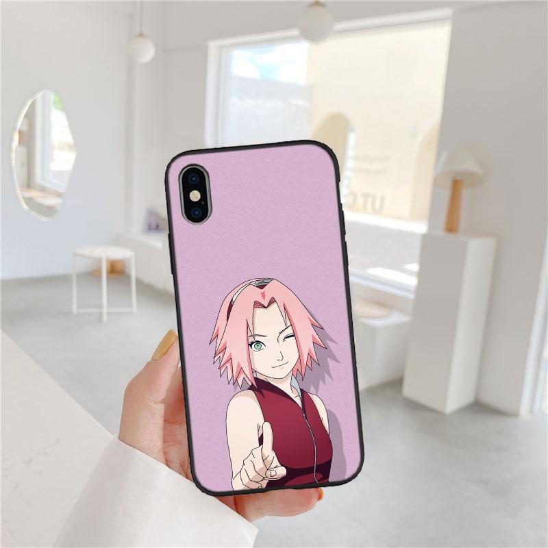 

LO71 Naruto Sakura Haruno Soft Shell Phone Case for Redmi Note 8 9 Pro Max 9S 9T 9C NFC 8T 8A 10A A4 Redmi Note 9T