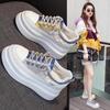 Summer new heightening little white shoes mesh comfortable versatile casual shoes breathable women's shoes platform muffin shoes