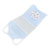 Baby Mesh Bath Cushion Pad Cute Cartoon Safe Ergonomic Newborn Bathtub Support Net Mat for Home Skyblue
