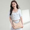 New Sanrio PU Shoulder Bag Large Size Women's Khaki HHF24997