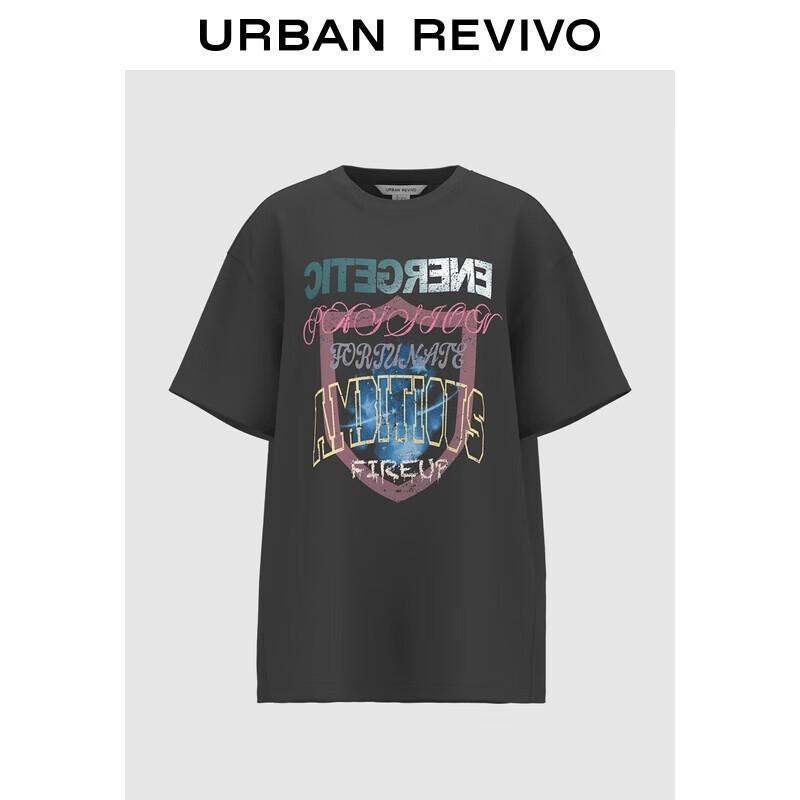 UR Women s Retro Letter Print T-Shirt S