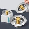 Kitchen Supplies Sink Strainer Stainless Steel Gold Accessory for Effective Waste Collection and Easy Cleaning